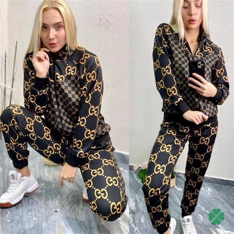 gucci travksuit|gucci women tracksuit.